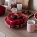 Seasons Love Collection Hjerteformet Asjett 20cm Rød