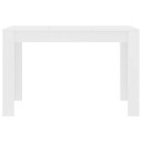  Spisebord hvit 120x60x76 cm sponplate 8719883730868