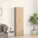  Garderobeskap Sonoma eik 55 x 25 x 189 cm Konstruert tre