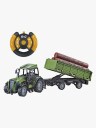 Junior Wheels Radiostyrt Traktor Med Forestrytrailer