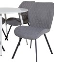 Venture Home Spisegruppe Venture Home Plake med 4 Geneva Stoler Rundt GR19569