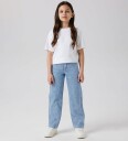 Name It Nkfrose Straight-Fit Jeans til Barn med Glitter Detaljer Denim Blue 116