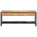  Skobenk 110x35x45 cm heltre akasie og jern 8721012161016