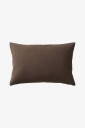 Ellos Home   Putetrekk Candice Zip i vasket lin 40x60 cm   Brun