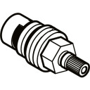 Axor Keramisk Utløpsventil 1/2"
