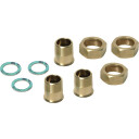 Danfoss Gjenget nip TVM-W DN 20 G 3/4 i Messing for Hydraulikk