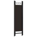 vidaXL Romdeler 4 paneler brun 160x180 cm