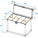 Roadinger Flightcase Ec-Sl4m 4x Sls Size M