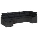 vidaXL Sofa sett 7 stk. polyrotting