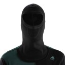 Aclima Men's WarmWool Hoodsweater with Zip Jet Black/Green Gables/Northatlantic S