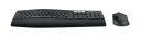 Logitech MK850 Trådløst Tastatur og Mussett med Håndleddstøtte - Tysk QWERTZ - Svart
