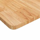 Vidaxl Benkeplate til bad lysebrun 100x50x2,5 cm behandlet heltre 343039