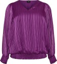 Zizzi   Bluse Marita L/S Blouse   Lilla