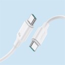 Joyroom USB-C-Kabel 480Mb/s 60W 1m - Hvit