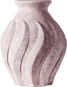 Dusty Deco   Swirl Vase Large Grey Vaser Grå