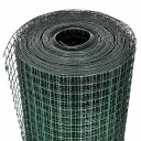  Trådgjerde kylling galvanisert med PVC-belegg 10x1 m grønn