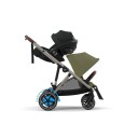 Cybex e-Gazelle S Søsken-/tvillingvogn – Moss Green/Taupe