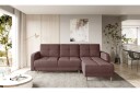 Saimon Sovesofa m. Divan med Oppbevaring 3 seter   Rosa