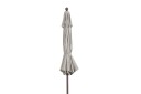 Brafab Paliano parasoll Brun alu/taupe 3,5 m Brun
