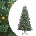  Juletre med 300 LED med stativ grønn 240 cm PVC