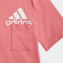 Rosa Grå Adidas I Bos Sum Sett (92 / 2 år)