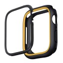 Apple Watch (44/SE/45MM) UNIQ Moduo Deksel - Sort / Gul