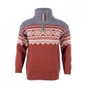 Marius Kids Kids' Wool Sweater with Zip 3-4 Y/104 CM, Rust