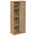  Baderomsskap med rulleholder artisan eik 39x22x90 cm 8721158574114