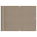  Balkongskjerm gråbrun 75x800 cm 100% polyester oxford