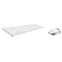 Rapoo 9750M Trådløst Tastatur og Mussett Nordisk Hvit