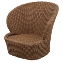 Cane-line Coast lenestol m/svivel Umber brown