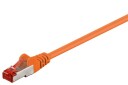 Goobay Kretskabel CAT 6 S/ftp pimf Oransje 1,5 M Kobberleder cu Halogenfri Kabelkappe lszh
