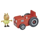 Peppa Gris liten traktor med Pedro Ponni figur