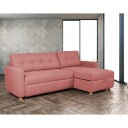 Hjørnesovesofa Porsen   Rosa