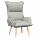  Avslappende stol Skygrå 69 x 74 x 93 cm stoff