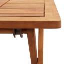 vidaXL Sammenleggbart salongbord til hage 40x40x40 cm heltre akasie