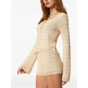 Twinset Dame Shorts Beige M,