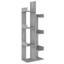 vidaXL Bokhylle 48x25,5x140 cm gr? sonoma konstruert tre