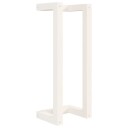 vidaXL Håndklestativ hvit 23x18x60 cm heltre furu