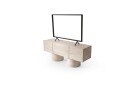 Abbas TV-benk 150 cm - Travertin