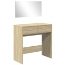  Sminkebord med speil sonoma eik 80x39x80 cm 8721012496064