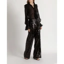Alberta Ferretti Dame Bukser Svart L,