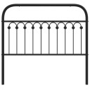  Sengegavl i metall svart 107 cm 8721102645198