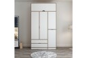Munna Garderobe 140x253 cm - Hvit