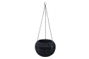 Wicker Hengende Krukke D32xH22 cm Svart  