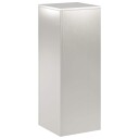 vidaXL Planteholder Sølv 30 x 30 x 80 cm Stål