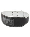 Gorilla Wear Leather Padded Belt 10cm Black/Gray  - SM