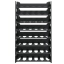 vidaXL Vinstativ for 48 flasker PP stablebar