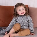 Bluum Strikkesett Jubel m/genser bukse og lue garnpakke i  Soft Merino Ull