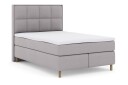 Select No 3 Komplett Sengepakke 140x200 Fast/Medium   Lysegrå/Kobberben